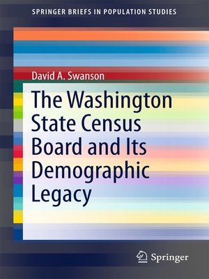 cover image of The Washington State Census Board and Its Demographic Legacy